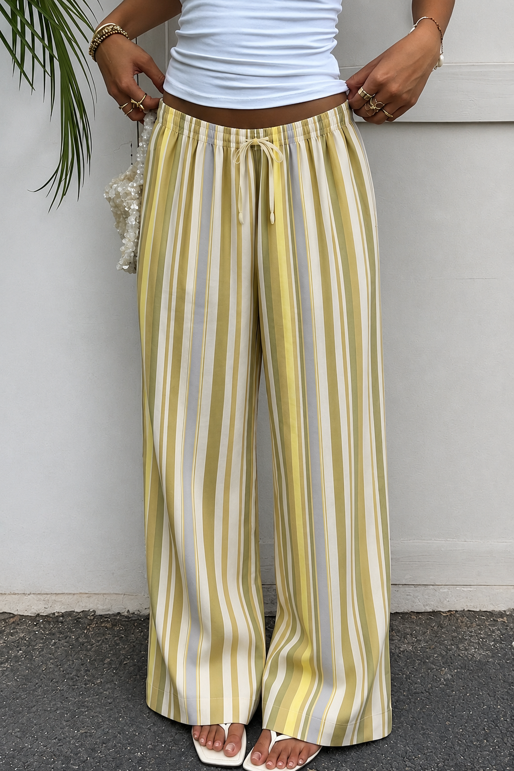Sunset linen  beach Pants